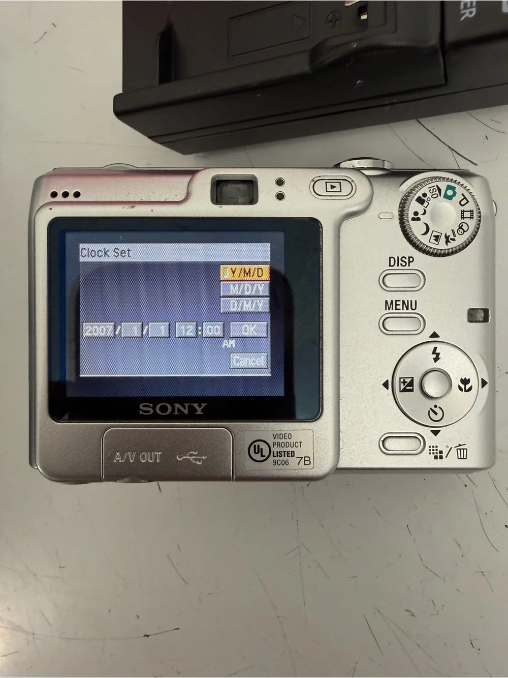 Sony Silver Cyber-shot Digital Camera with Rainy King Charger